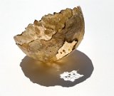 vessel papiermache mended shadow 20230614-143806-0496 : CTC, OCA, knotting, mending, papier mache, vessel